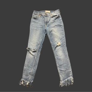Free People straight leg jeans
